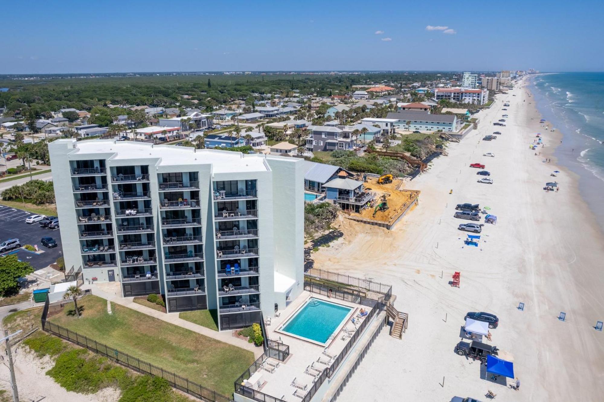 Ocean View With A Beachfront Pool At Ocean Trillium Condo ~ 702 New Smyrna Beach Εξωτερικό φωτογραφία